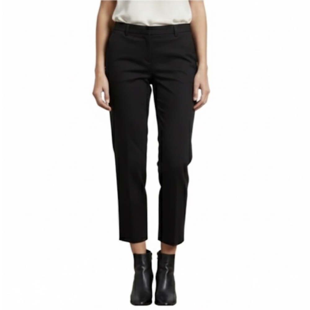 All Saints Black “Quell” Cropped Wool Blend Pants Size 10 Excellent Condition! - Picture 2 of 8